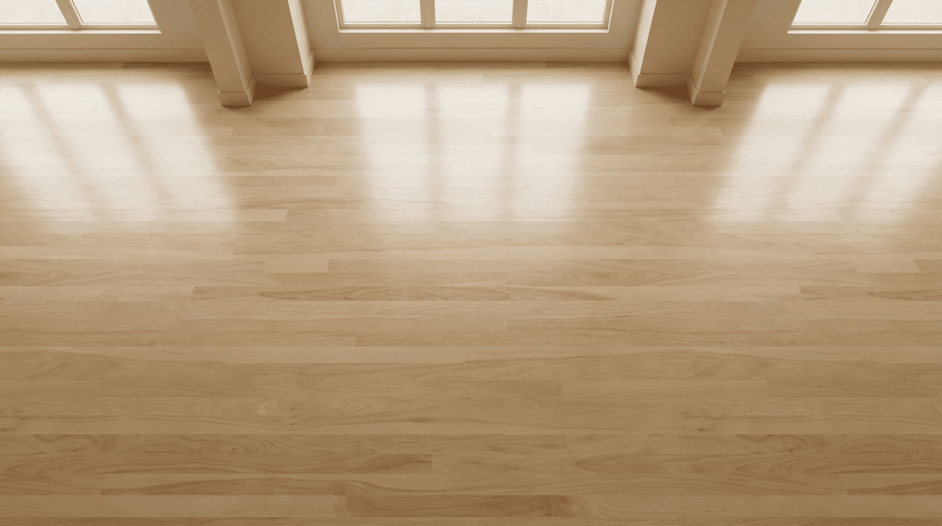 Immaculate common area hallway in apartment community after professional cleaning